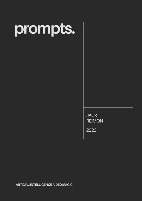 Portada del libro Prompts de Jack Reimon