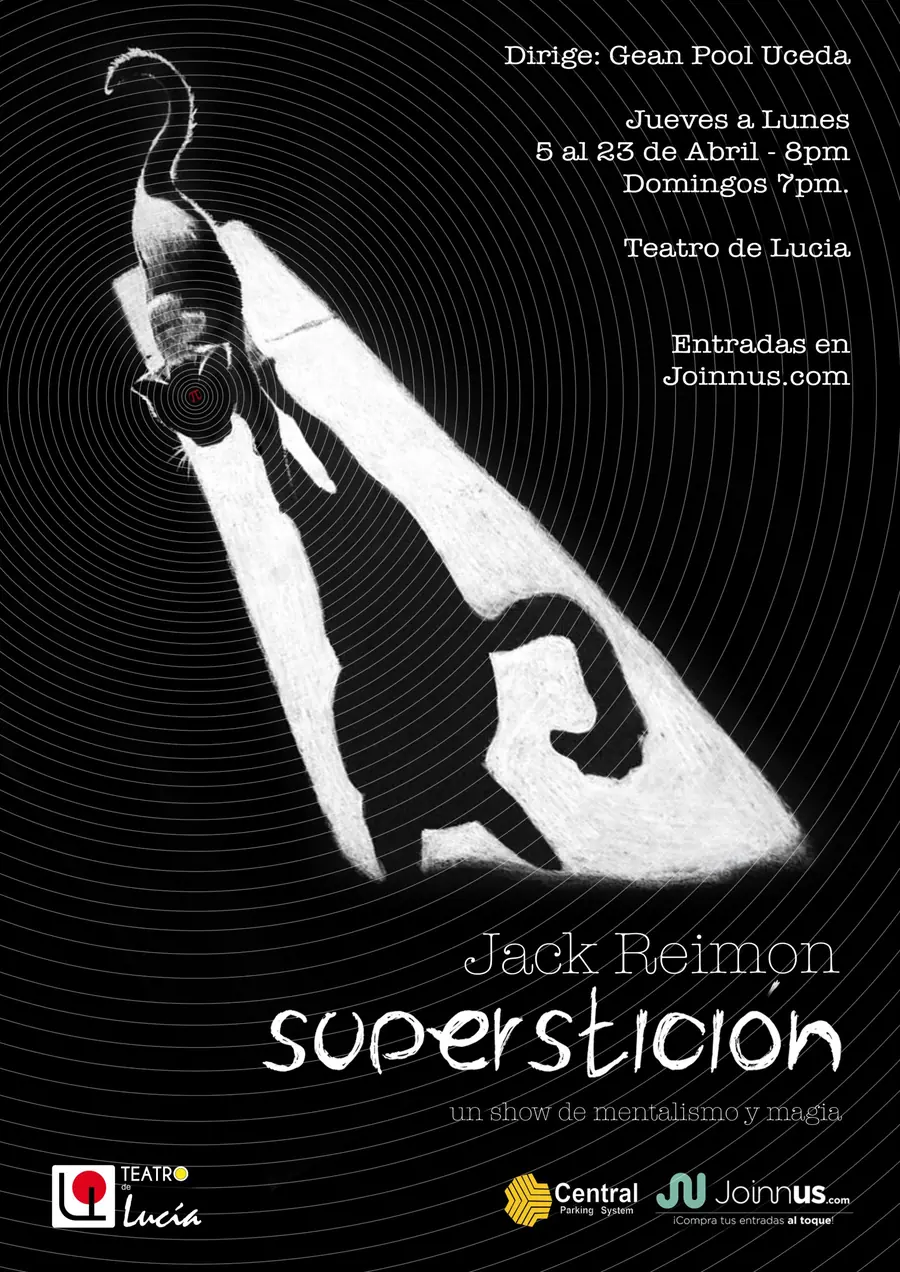 Afiche de Superstición, Teatro de Lucía